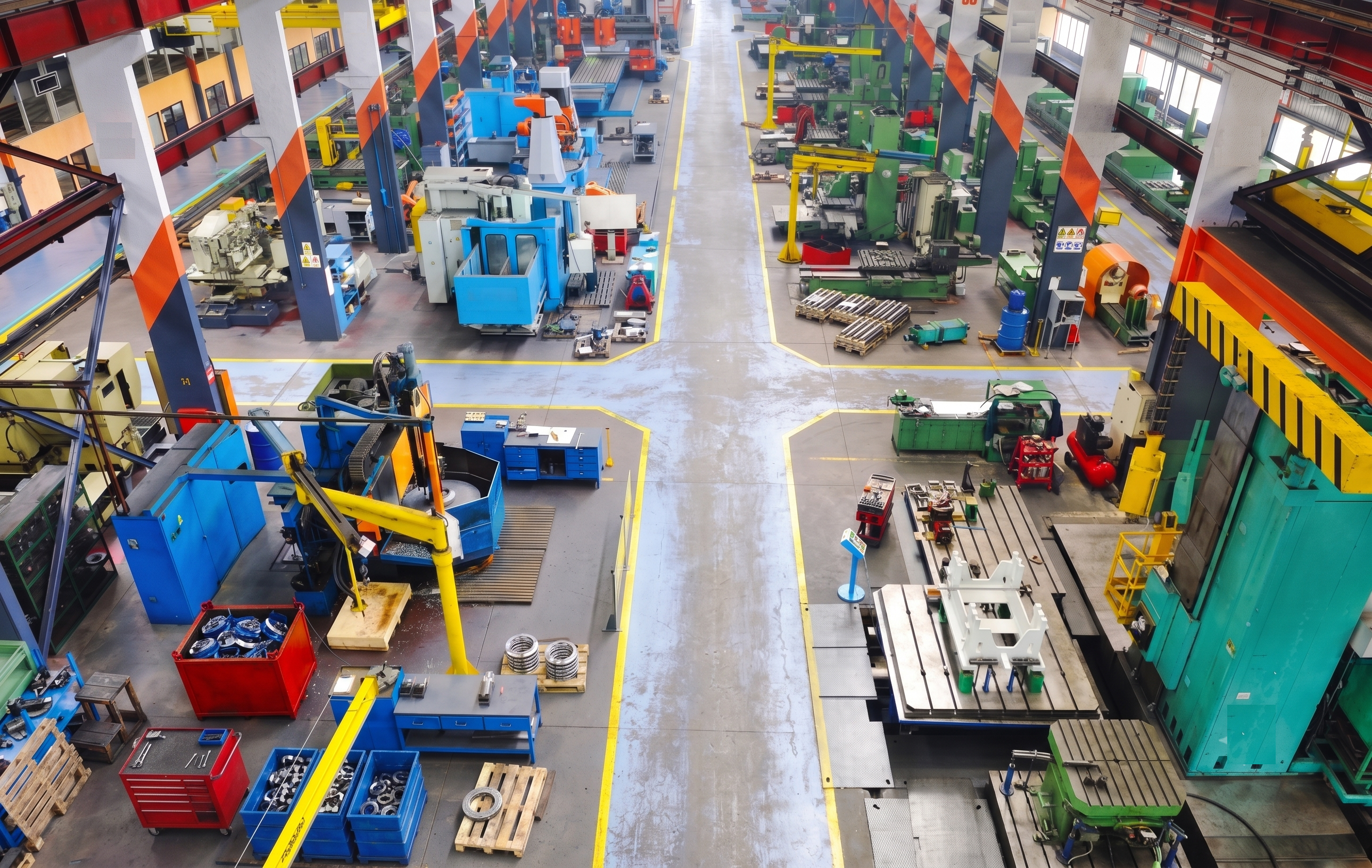 Advanced CNC manufacturing facility for textile bottom rollers and fluted rollers